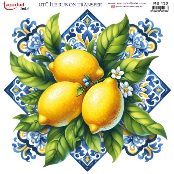 Ütü ile Rub On Transfer Kağıdı 30x30cm RB-133