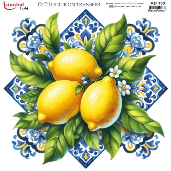 Ütü ile Rub On Transfer Kağıdı 30x30cm RB-133