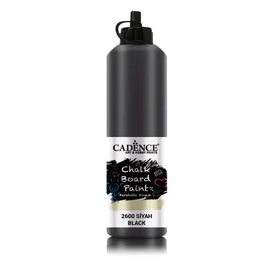 Cadence Kara Tahta Boyası - 2600 Siyah - 750ml