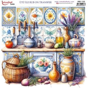 Ütü ile Rub On Transfer Kağıdı 30x30cm RB-132