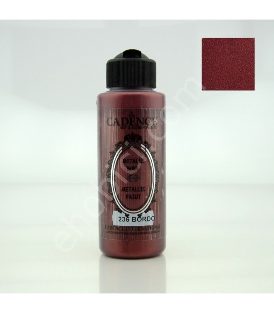 Cadence Metalik Boya - 236 Bordo 120ML