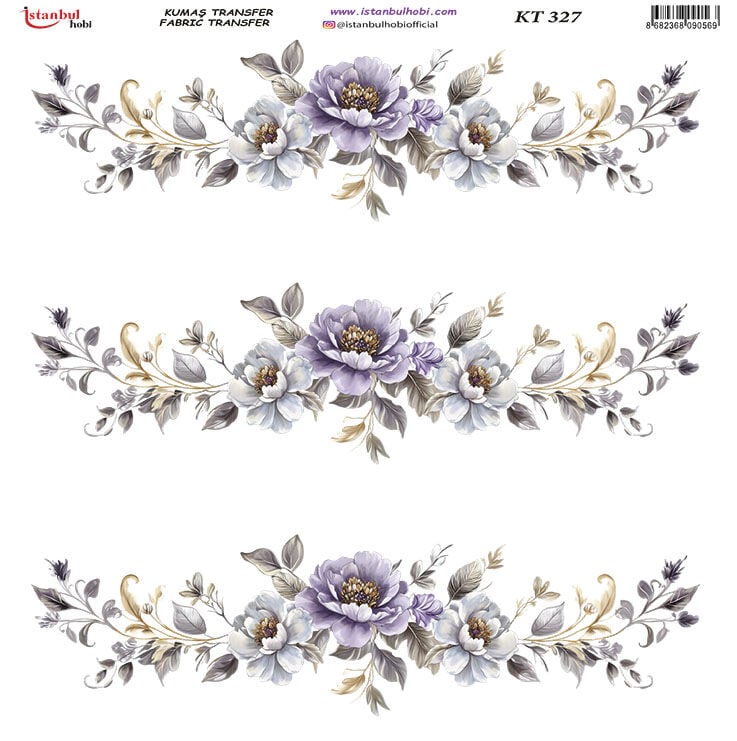 Kumaş Transfer Kağıdı 20x20cm KT-327
