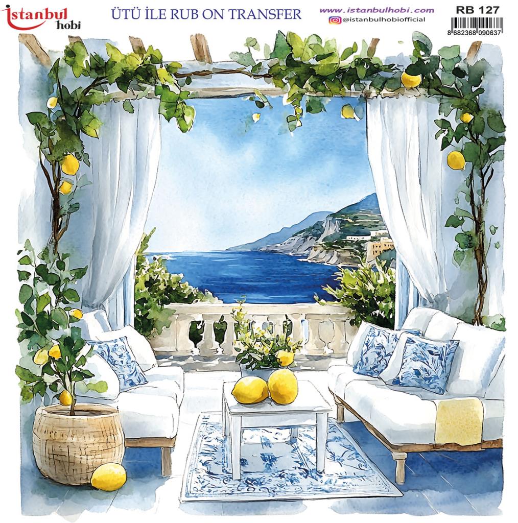 Ütü ile Rub On Transfer Kağıdı 30x30cm RB-127
