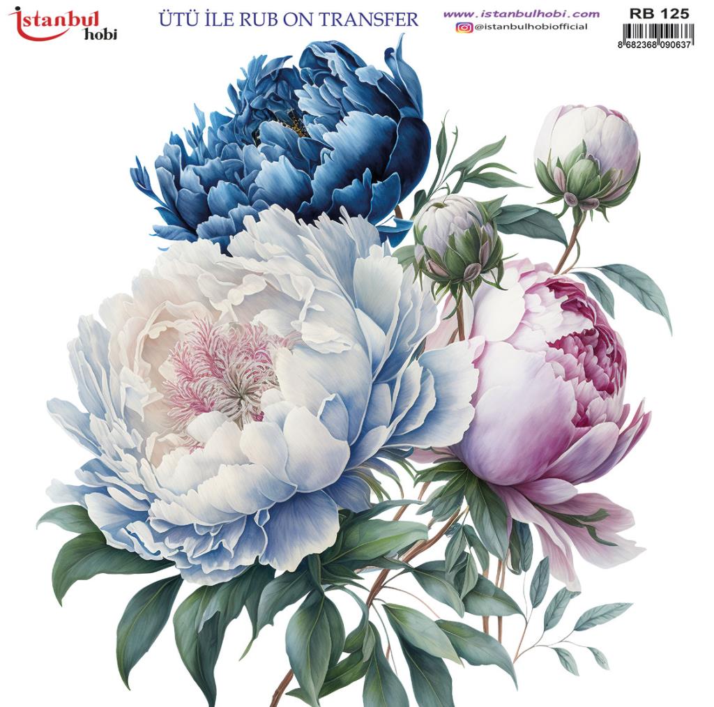 Ütü ile Rub On Transfer Kağıdı 30x30cm RB-125