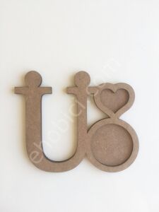 Kişiye Özel Kupa Bardak Altlığı - Ü