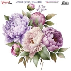 Ütü ile Rub On Transfer Kağıdı 30x30cm RB-111