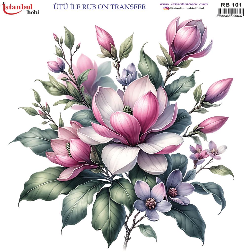 Ütü ile Rub On Transfer Kağıdı 30x30cm RB-101