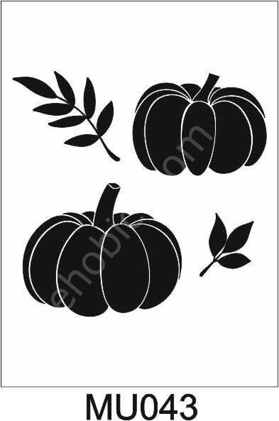 Mutfak Temalı Desenler Stencil Şablon (25x25) MU-043