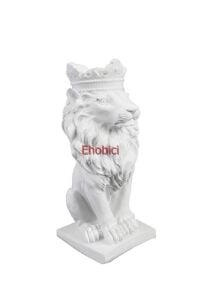 Polyester Taçlı Aslan 16x8cm HYK666