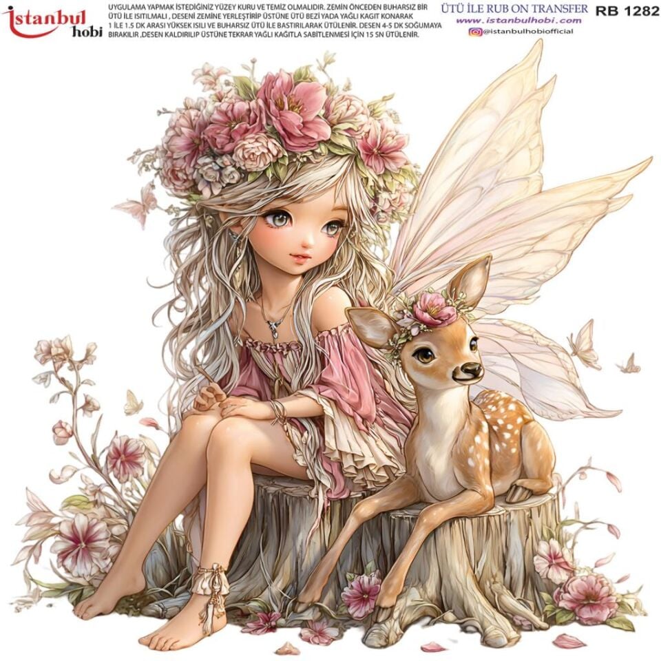 Ütü ile Rub On Transfer Kağıdı 30x30cm RB-1282