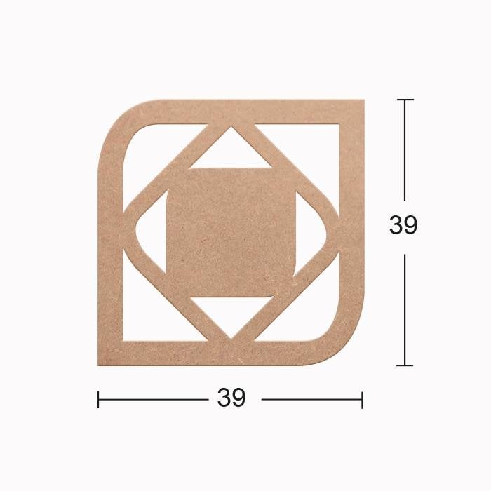 Ahşap Dekoratif Pano DS-016