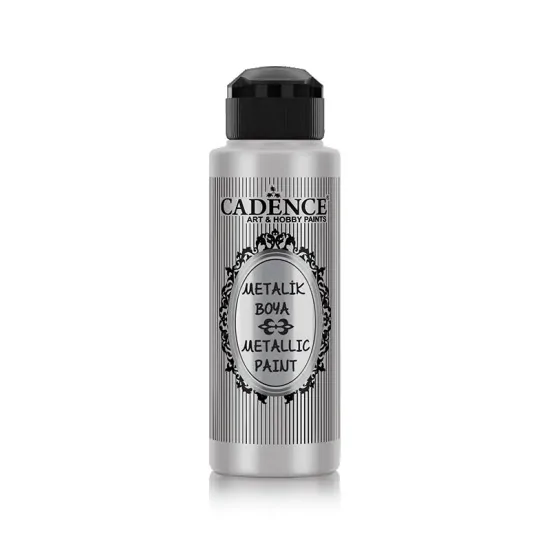 Cadence Metalik Boya 235 Parlak Gümüş 120ML