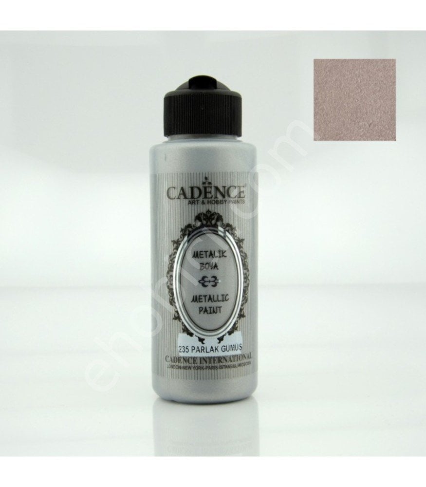 Cadence Metalik Boya - 235 Parlak Gümüş 120ML