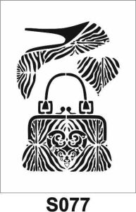 Diğer Karışık Desenler Stencil Şablon (21x30) S-077