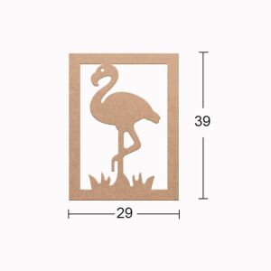 Ahşap Flamingo Pano DS-019