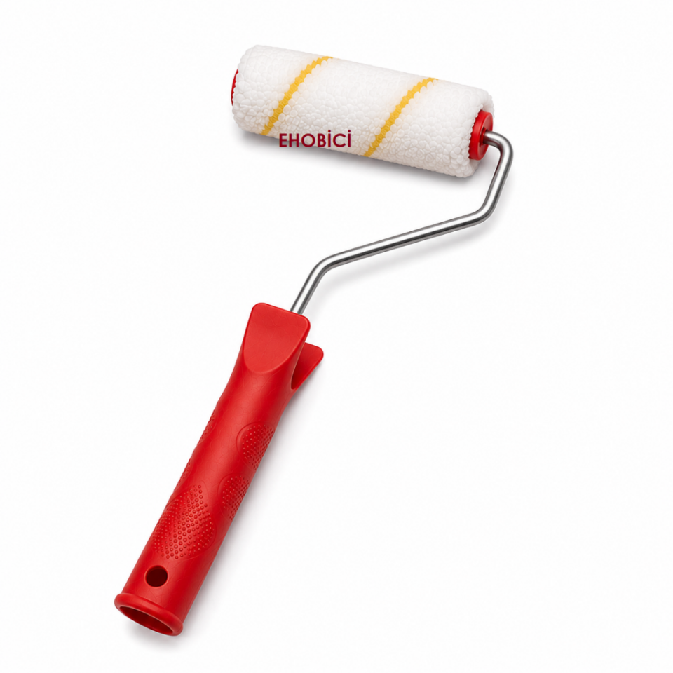 Parmak Rulo Fırça 10CM Saten Rulo Fırça