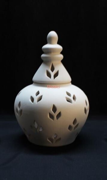 Seramik Sarmaşık Kavuk Küp 27cm O-13