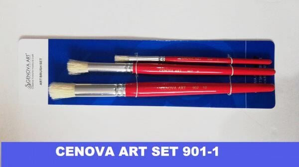 Cenova Art Stencil Fırça 3 lü Set 902/1