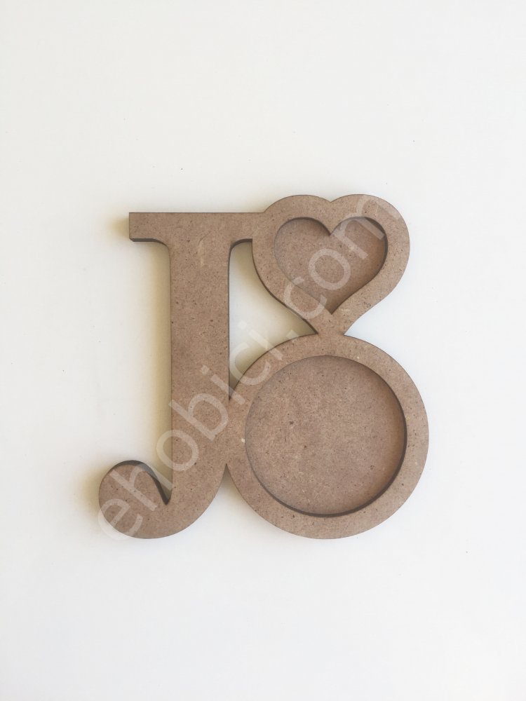 Kişiye Özel Kupa Bardak Altlığı - J