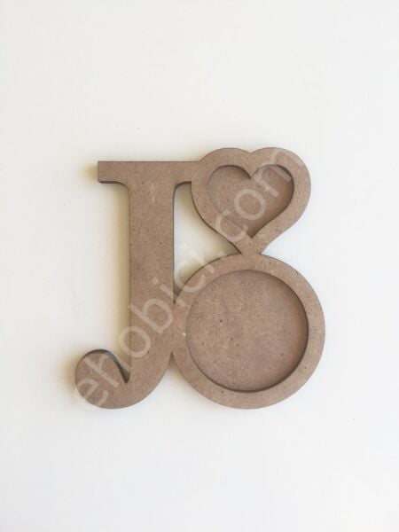 Kişiye Özel Kupa Bardak Altlığı - J