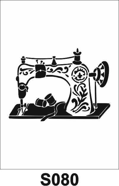 Diğer Karışık Desenler Stencil Şablon (21x30) S-080