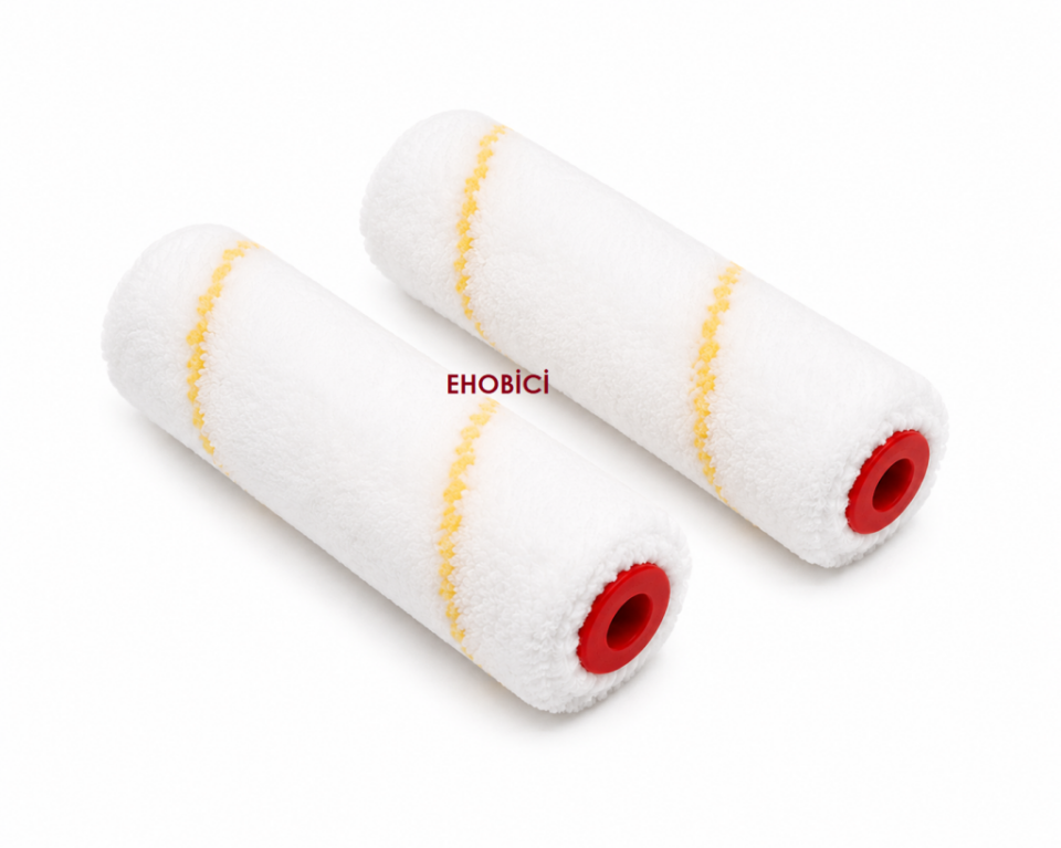 Parmak Rulo Yedek 10CM 2 li Takım Saten Rulo