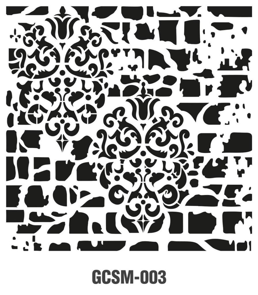 Cadence Grunge Stencil Midi (25x25) GCSM-003