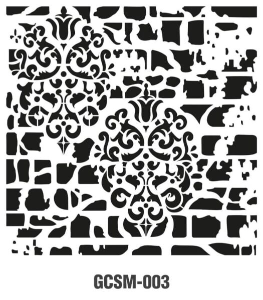 Cadence Grunge Stencil Midi (25x25) GCSM-003