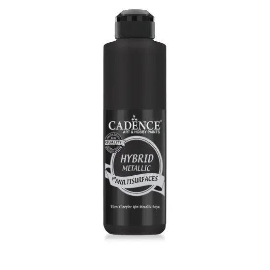 Cadence Hibrit Metalik Multisurface Boya HM820 Siyah 500ml