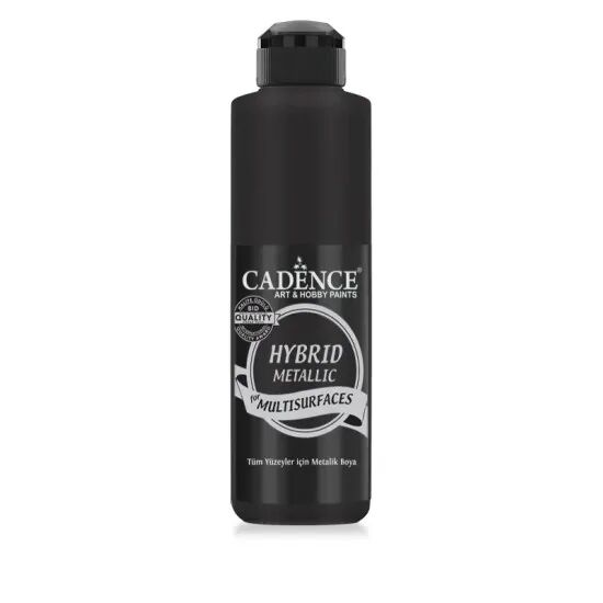Cadence Hibrit Metalik Multisurface Boya HM820 Siyah 500ml