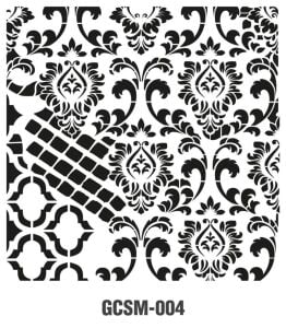 Cadence Grunge Stencil Midi (25x25) GCSM-004