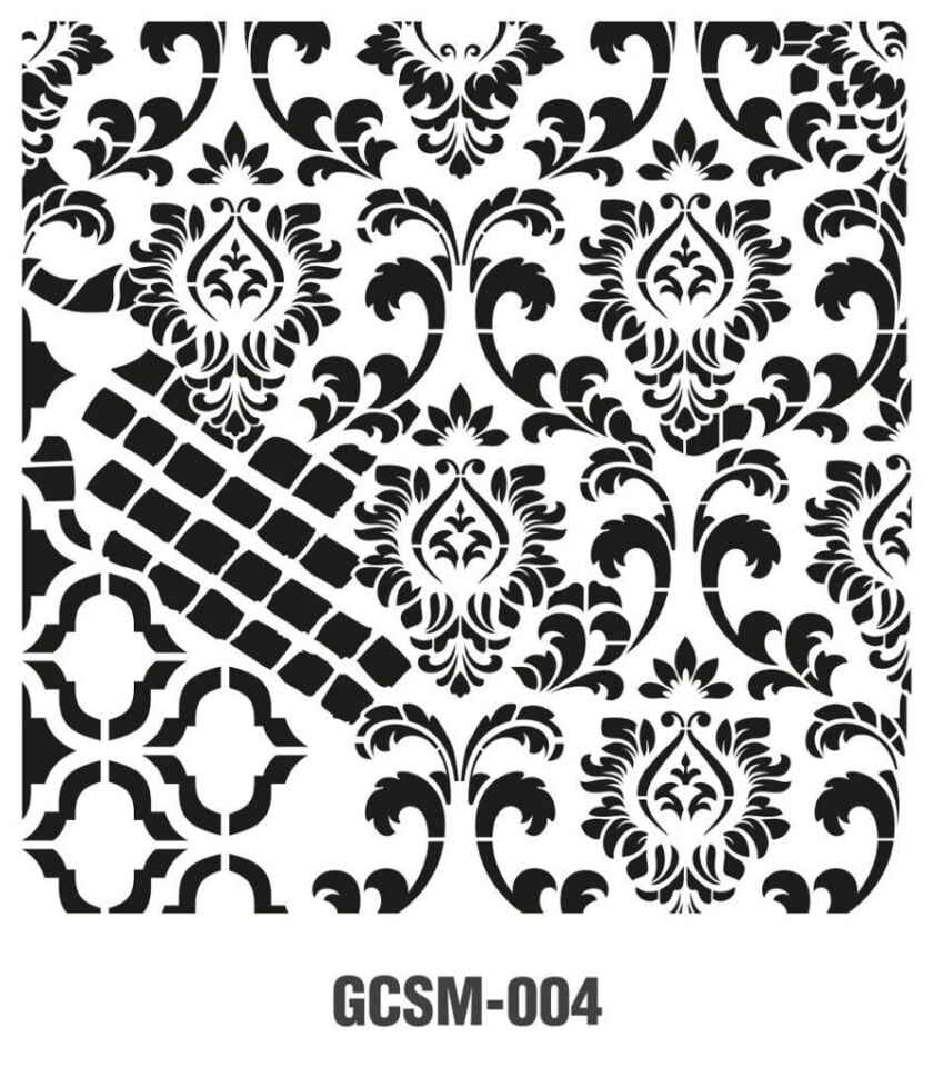 Cadence Grunge Stencil Midi (25x25) GCSM-004