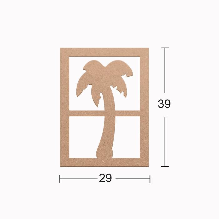 Ahşap Palmiye Pano DS-031