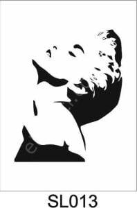 Siluet Desenler Stencil Şablon (21x30) SL-013