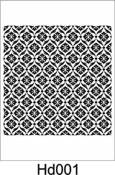 Duvar Dekor Stencil Şablon (50x50) HD-001