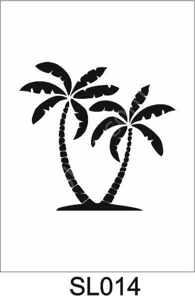 Siluet Desenler Stencil Şablon (25x25) SL-014