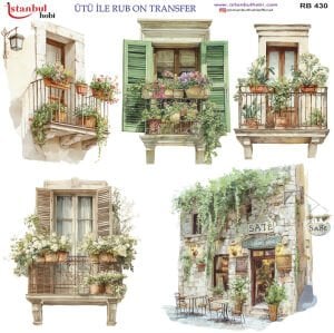 Ütü ile Rub On Transfer Kağıdı 30x30cm RB-430