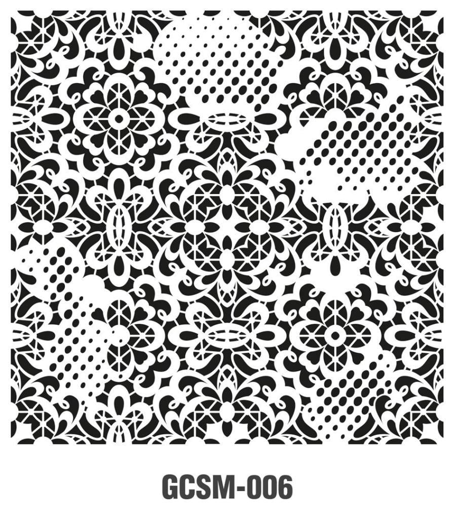 Cadence Grunge Stencil Midi (25x25) GCSM-006