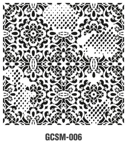 Cadence Grunge Stencil Midi (25x25) GCSM-006