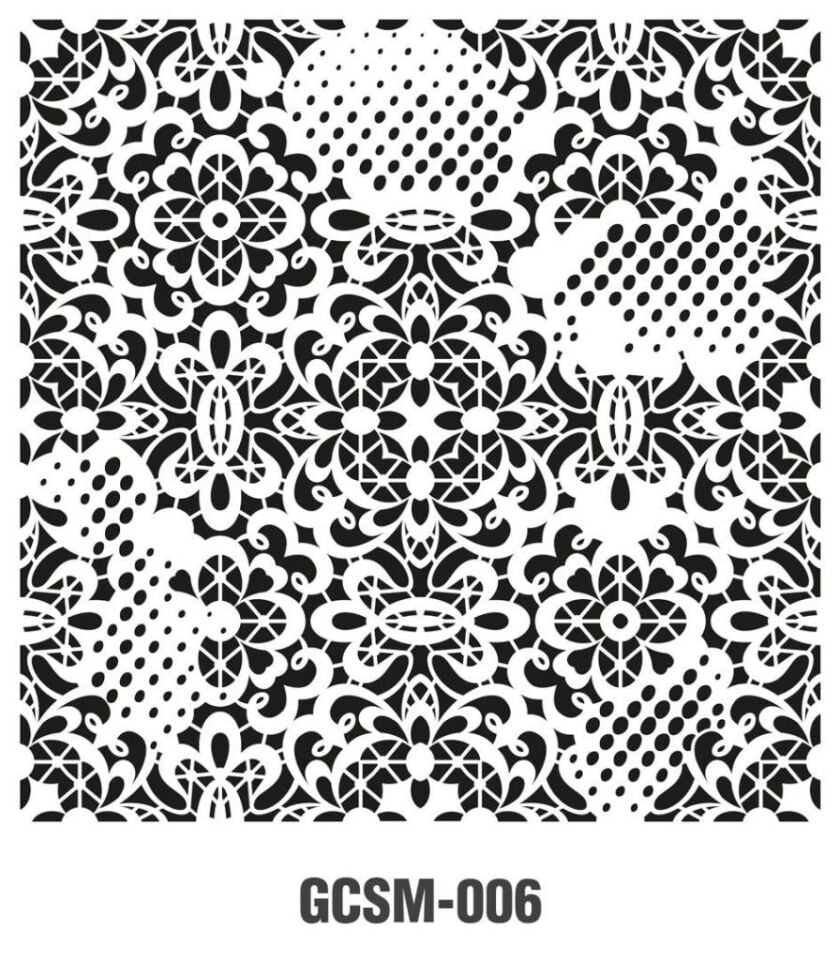Cadence Grunge Stencil Midi (25x25) GCSM-006