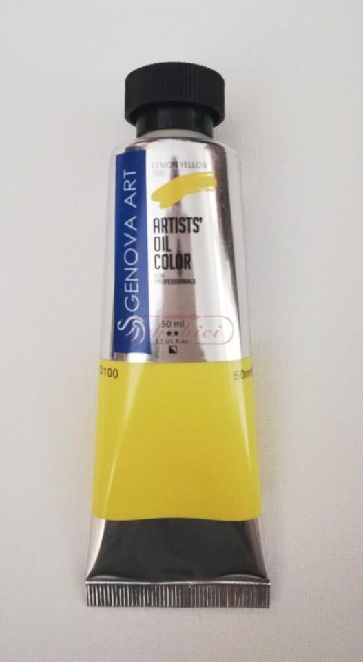 Cenova Art Profesyonel Yağlı Boya 100 Lemon Yellow 50ml