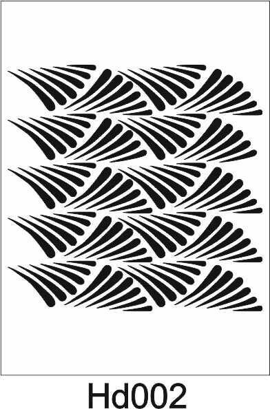 Duvar Dekor Stencil Şablon (40x40) HD-002