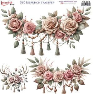 Ütü ile Rub On Transfer Kağıdı 30x30cm RB-230