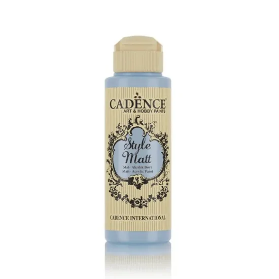 Cadence Style Matt Akrilik Boya S9027 Açık Çelik Mavi 120ml