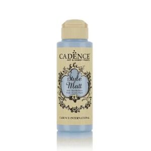 Cadence Style Matt Akrilik Boya S9027 Açık Çelik Mavi 120ml
