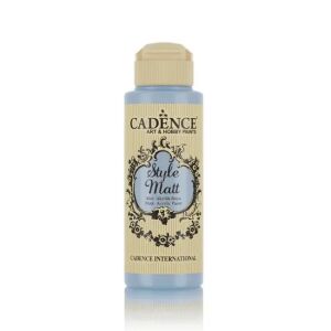 Cadence Style Matt Akrilik Boya S9027 Açık Çelik Mavi 120ml