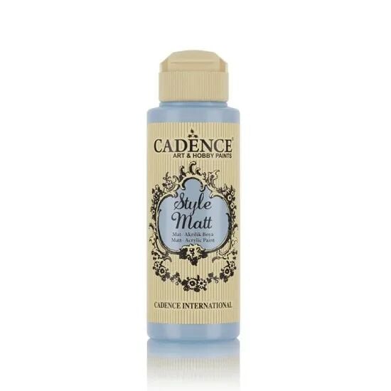 Cadence Style Matt Akrilik Boya S9027 Açık Çelik Mavi 120ml