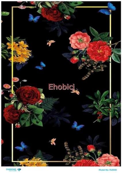 Diamond Pirinç Dekopaj Kağıdı - FL-030