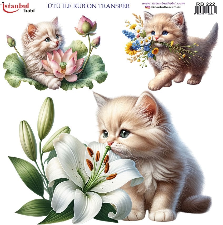 Ütü ile Rub On Transfer Kağıdı 30x30cm RB-222