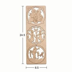 Ahşap Yılbaşı Süsü YB21